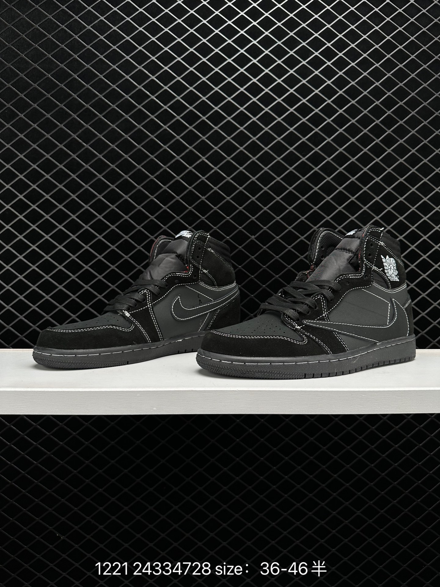 Travis Scott x Air Jordan 1 Low OG “Black Phantom